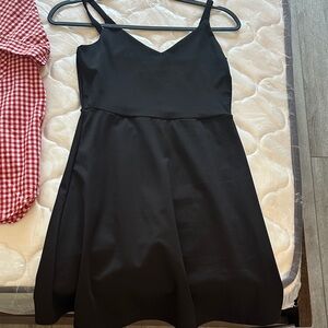 Chic Black Sleeveless Mini Dress